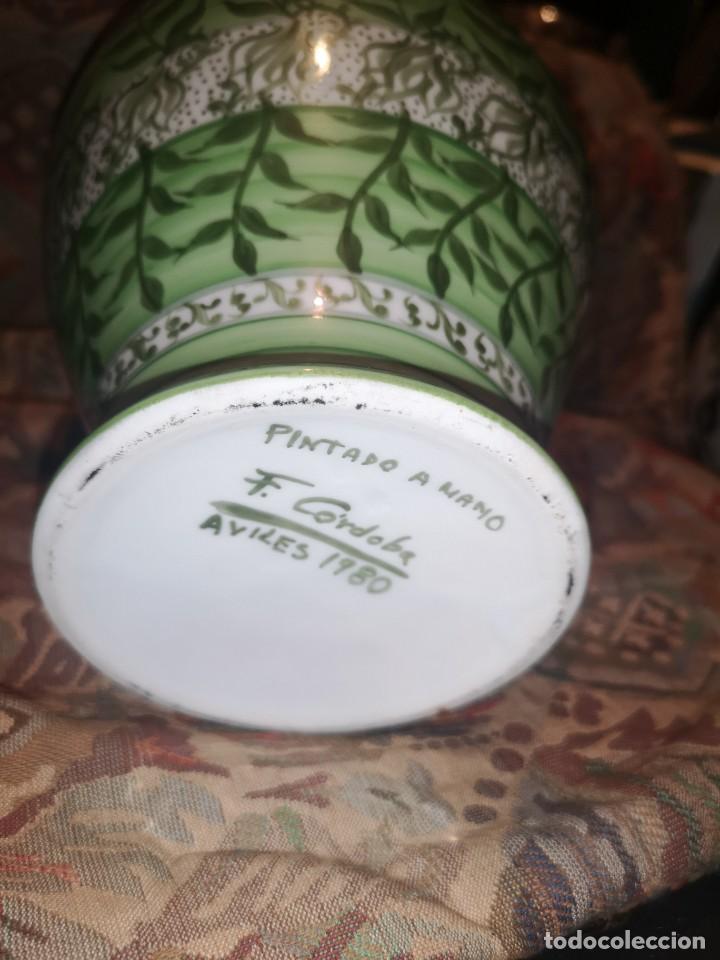 Antig&uuml;edades: Jarr&oacute;n cer&aacute;mica verde - Foto 2