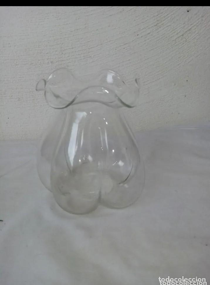 Antig&uuml;edades: Jarr&oacute;n o florero de centro de mesa de cristal - Foto 1