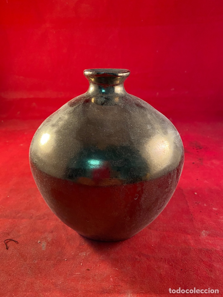 Antig&uuml;edades: Jarra dorada de cer&aacute;mica - Foto 2