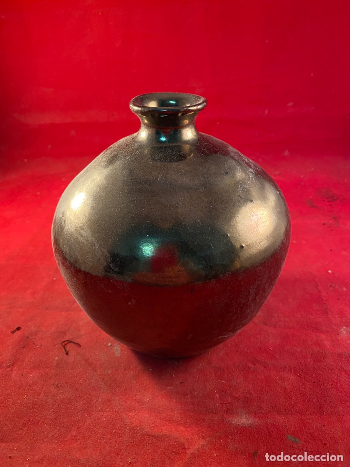 Antig&uuml;edades: Jarra dorada de cer&aacute;mica - Foto 1