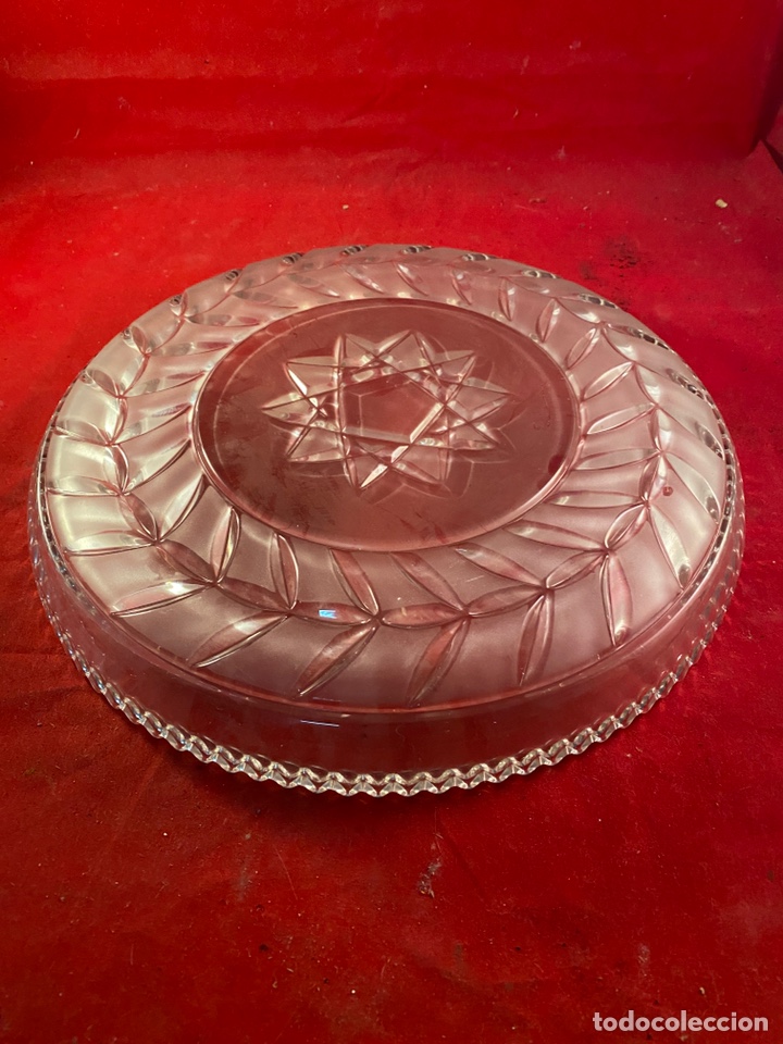 Antig&uuml;edades: Bandeja de cristal - Foto 3