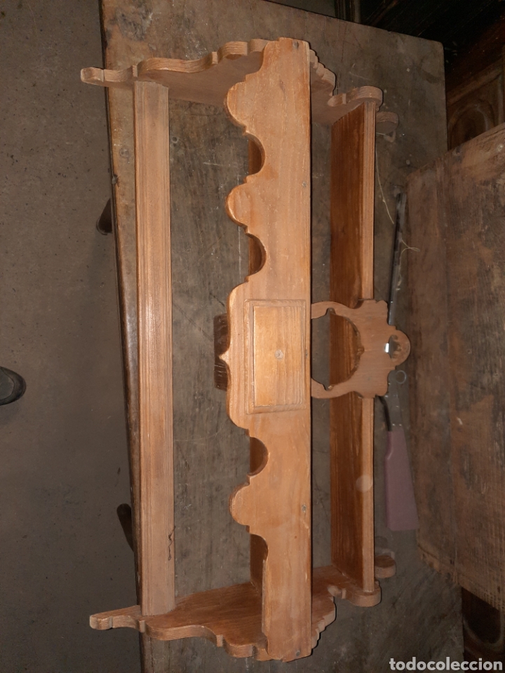 Antig&uuml;edades: Cucharera de madera - Foto 2