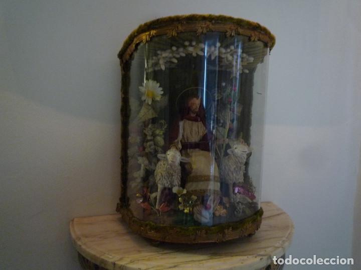 Antig&uuml;edades: Urna con Buen Pastor - Foto 3