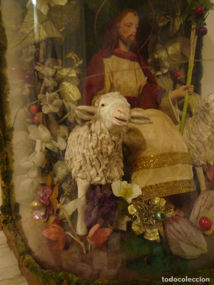 Antig&uuml;edades: Urna con Buen Pastor - Foto 9