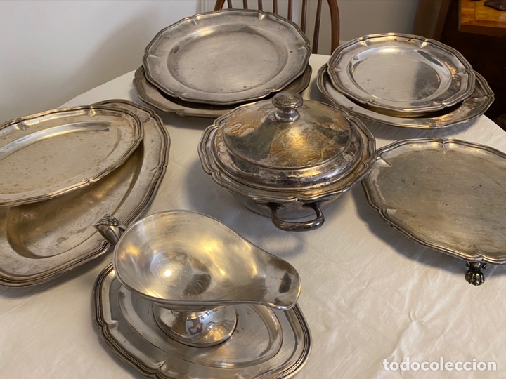 Antig&uuml;edades: Menaje plata - Foto 20