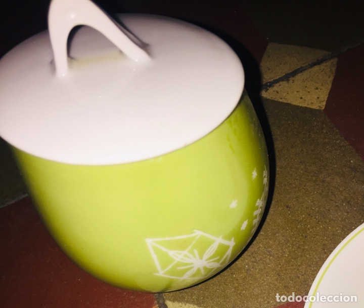Antig&uuml;edades: Juego Caf&eacute;/T&eacute; Bidasoa Verde - Foto 10