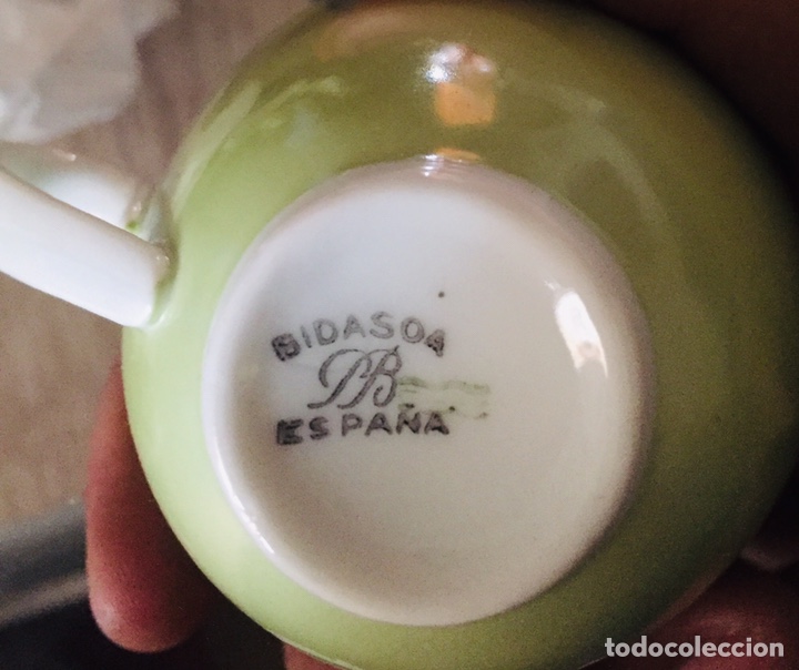 Antig&uuml;edades: Juego Caf&eacute;/T&eacute; Bidasoa Verde - Foto 11
