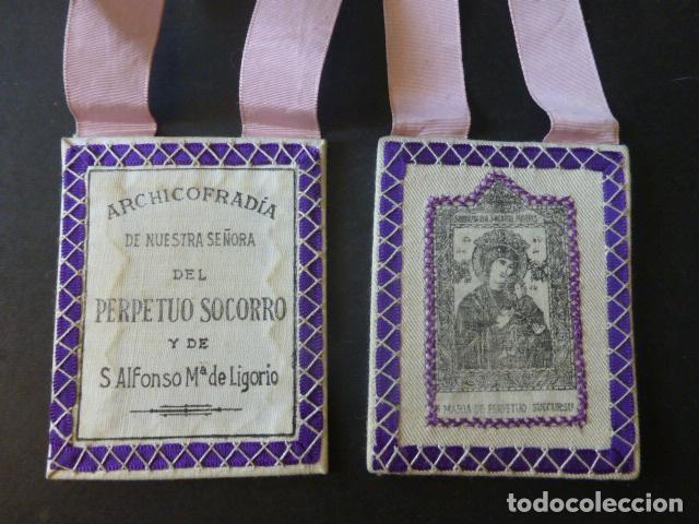 Antig&uuml;edades: ESCAPULARIO NUESTRA SE&Ntilde;ORA DEL PERPETUO SOCORRO - Foto 1
