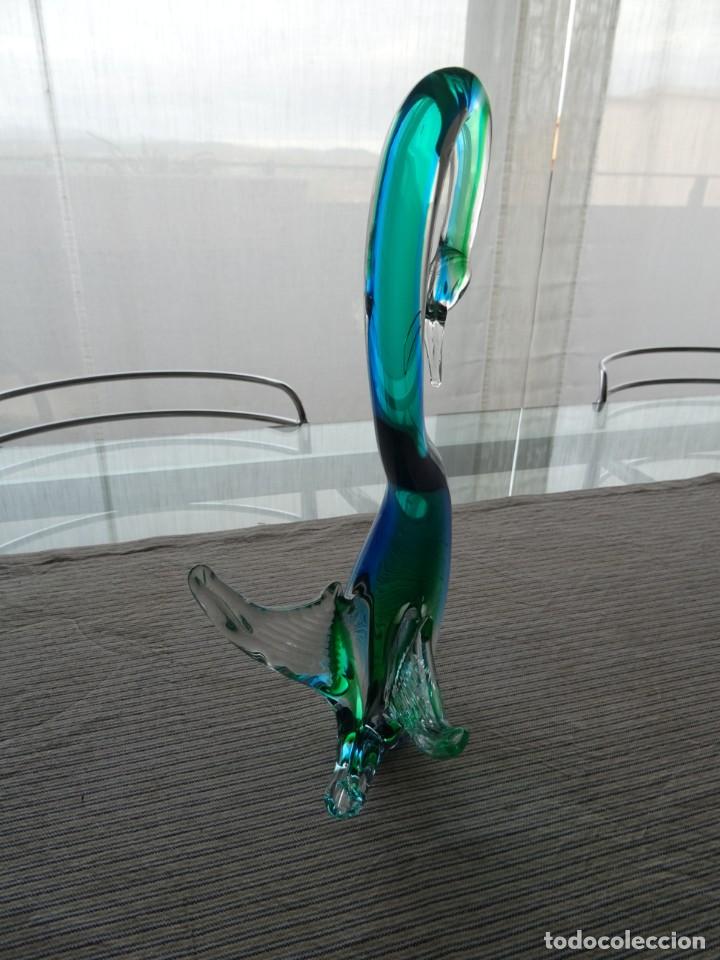 Antig&uuml;edades: Cisne de cristal de murano - Foto 4