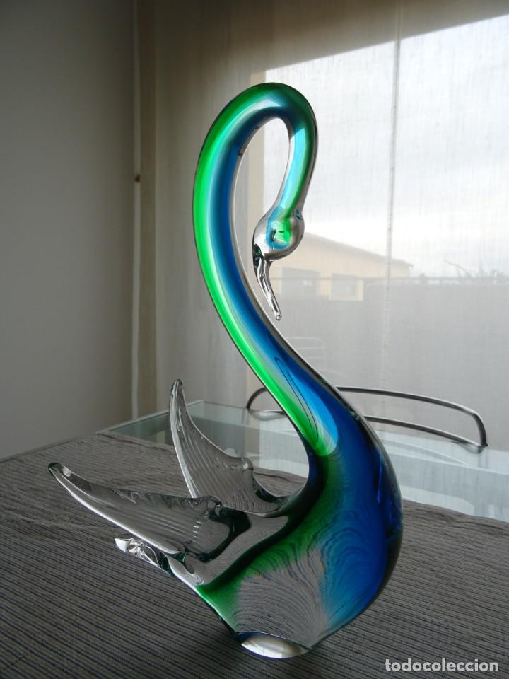 Antig&uuml;edades: Cisne de cristal de murano - Foto 6