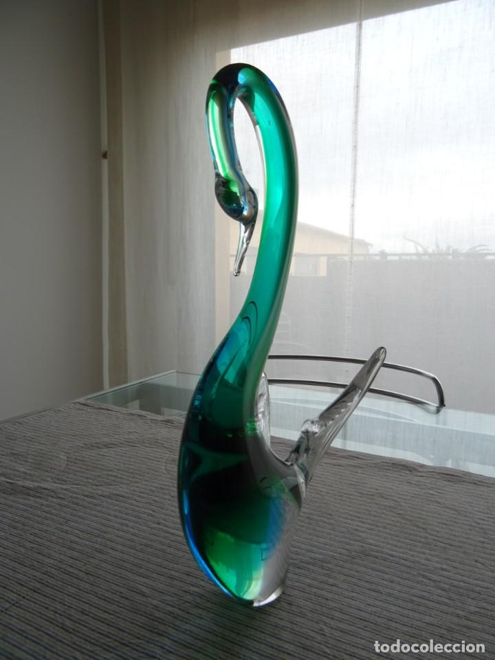 Antig&uuml;edades: Cisne de cristal de murano - Foto 7