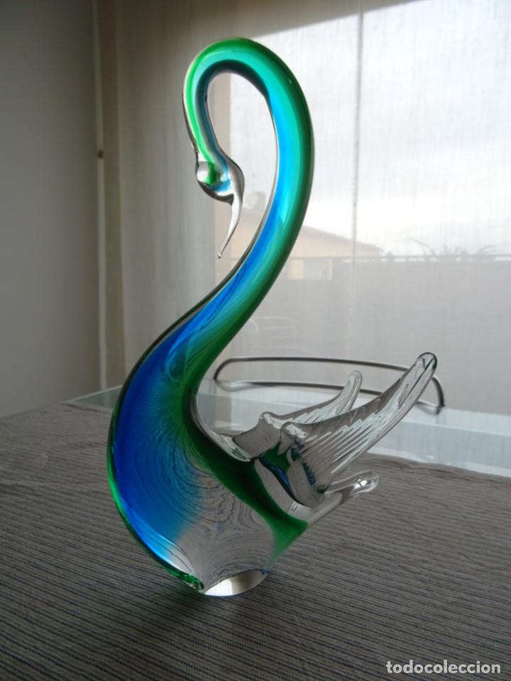 Antig&uuml;edades: Cisne de cristal de murano - Foto 8