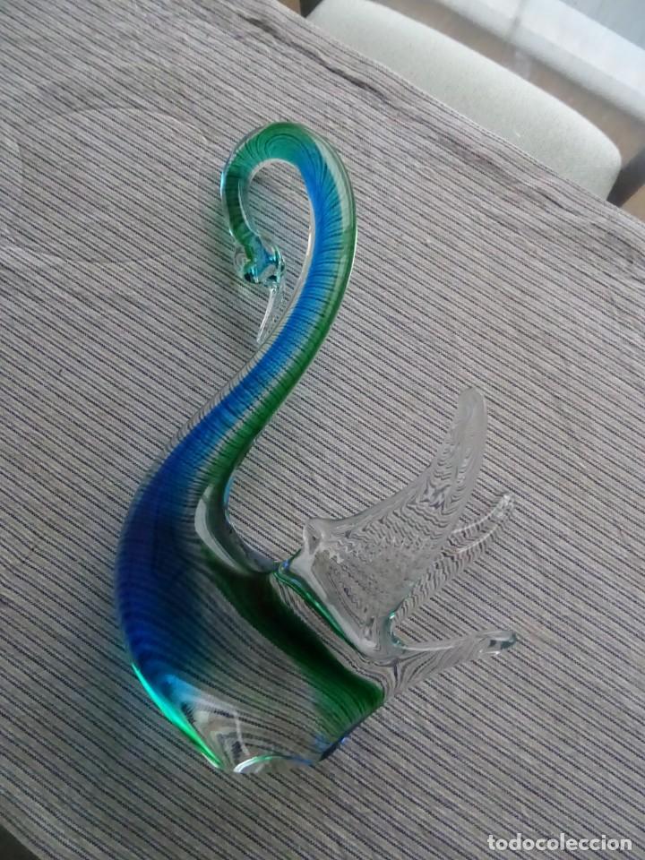 Antig&uuml;edades: Cisne de cristal de murano - Foto 9