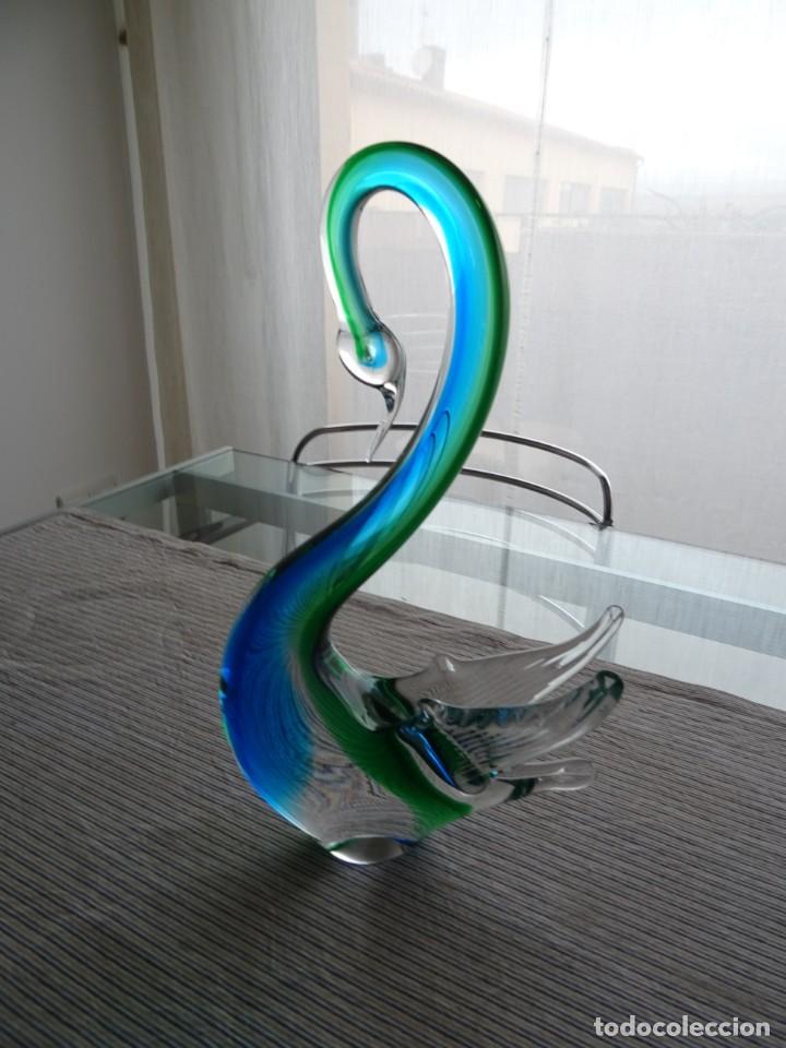 Antig&uuml;edades: Cisne de cristal de murano - Foto 13