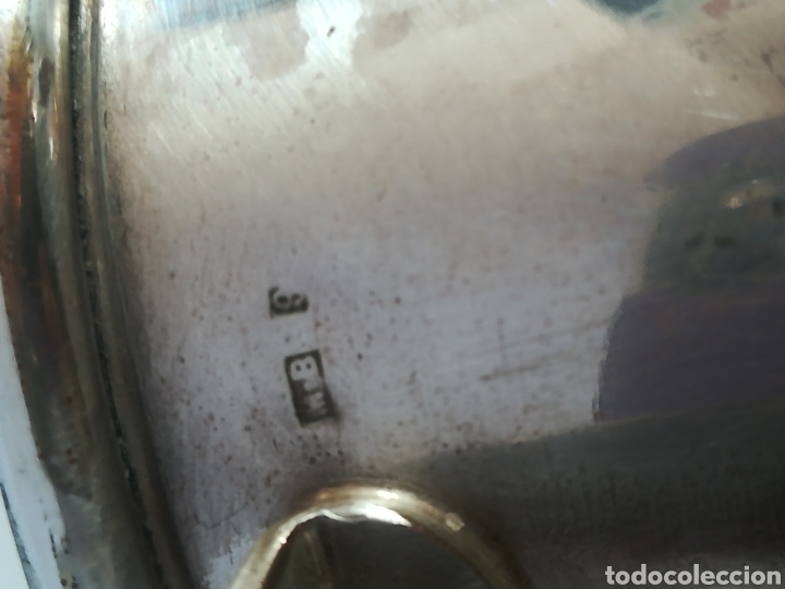 Antig&uuml;edades: Juego de t&eacute; plateado con punzon - Foto 4