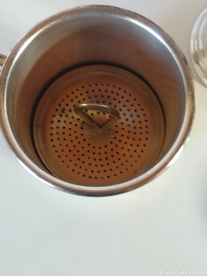 Antig&uuml;edades: Juego de t&eacute; plateado con punzon - Foto 10
