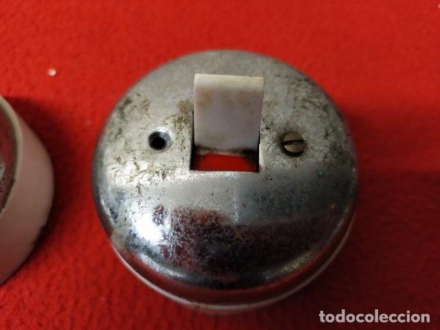 Antig&uuml;edades: ANTIGUO LOTE INTERRUPTORES LUZ - Foto 2