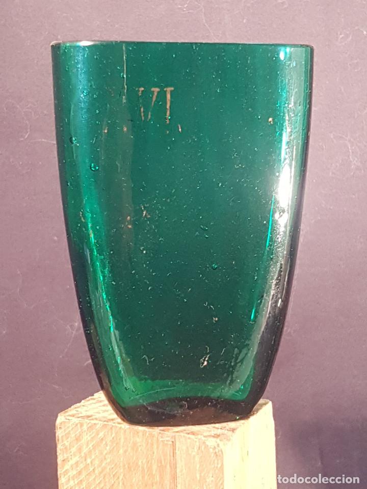 Antiquit&eacute;s: Vaso verde para aguas termales Balneario