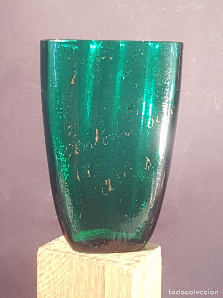 Antiquit&eacute;s: Vaso verde para aguas termales Balneario