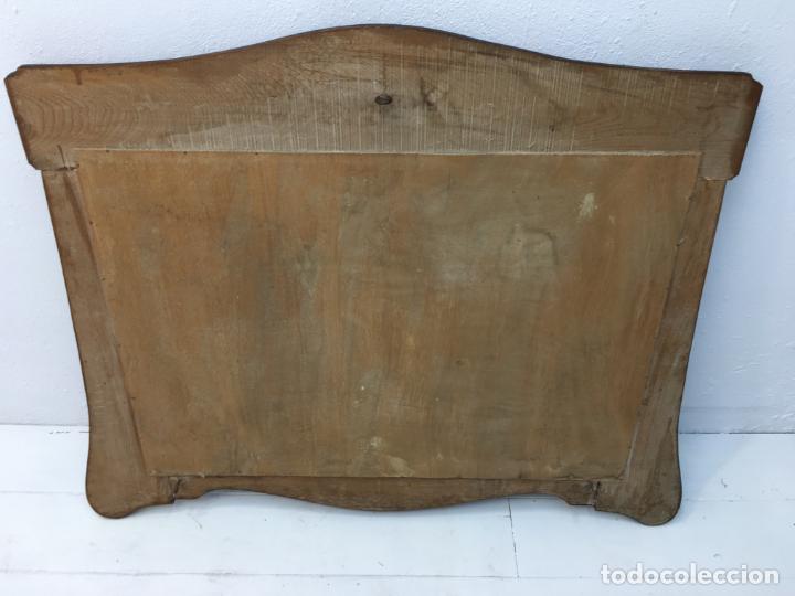 Antig&uuml;edades: ANTIGUO ESPEJO - FORMA RECTANGULAR - CRISTAL = 70,50 X 48,50 CMS. - DECAPADO - Foto 11