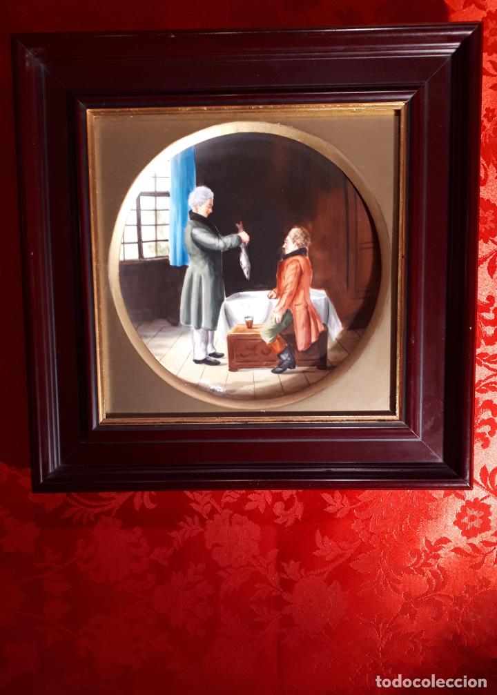 Antig&uuml;edades: Plato de porcelana. - Foto 1