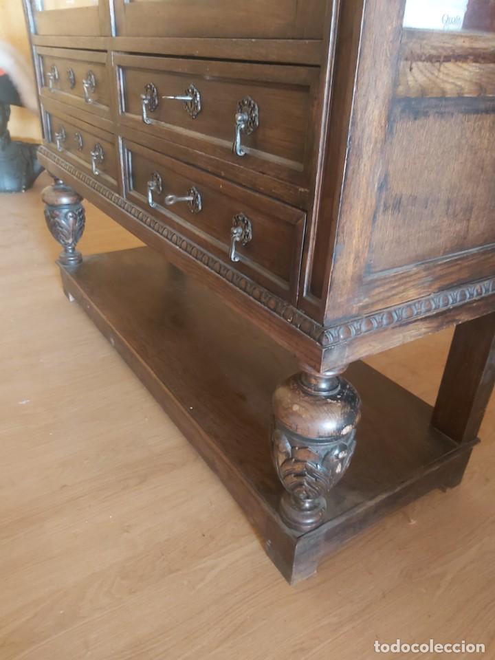 Antig&uuml;edades: VITRINA ANTIGUA 180 cm - Foto 3