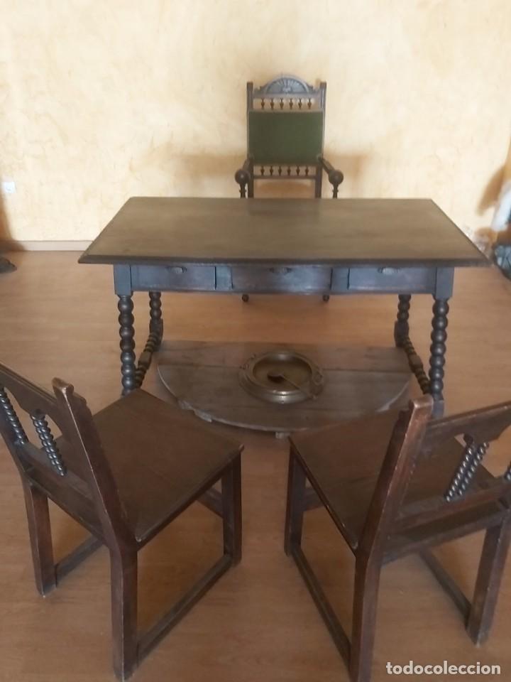 Antig&uuml;edades: DESPACHO ANTIGUO NOGAL XIX - Foto 16
