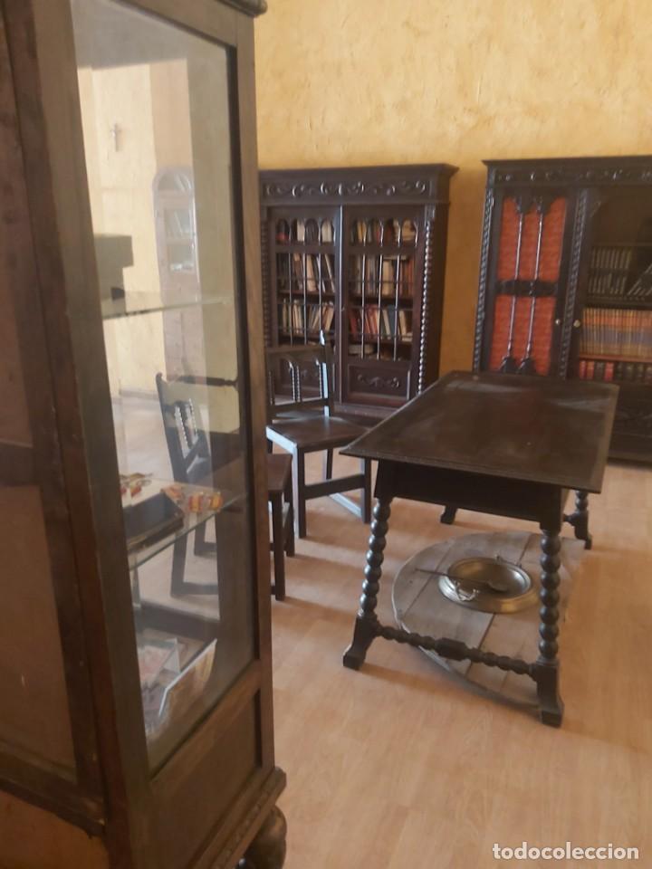 Antig&uuml;edades: DESPACHO ANTIGUO NOGAL XIX - Foto 18