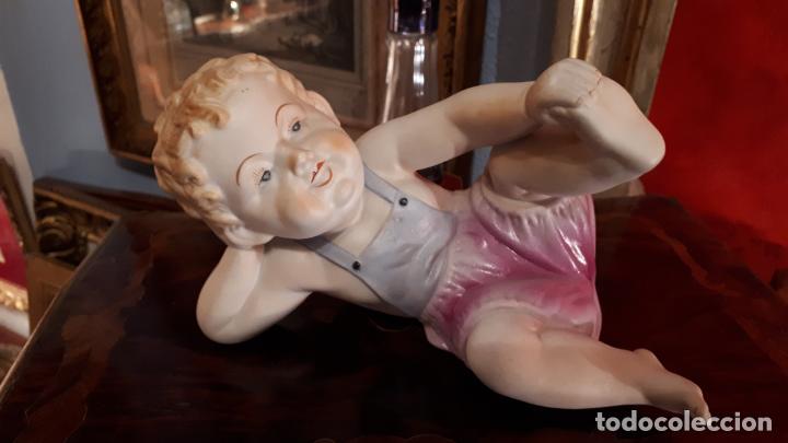 Antig&uuml;edades: Ni&ntilde;o de porcelana. - Foto 1