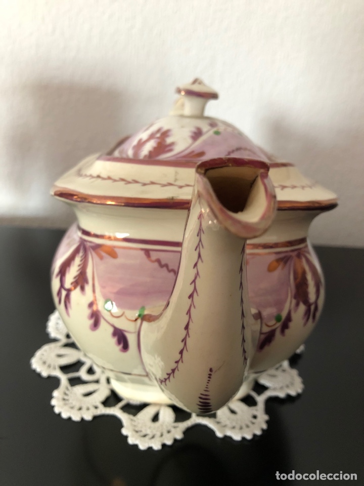 Antig&uuml;edades: Tetera de Bristol. 14 cm de altura - Foto 4