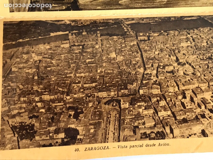 Antig&uuml;edades: Despegable de postales Zaragoza 14.5x9cm Ref C2 - Foto 4