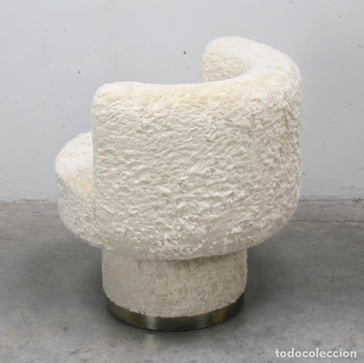 Antig&uuml;edades: Sill&oacute;n de los a&ntilde;os 70 pop vintage - Foto 3