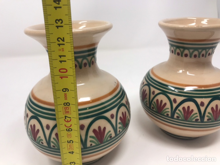 Antig&uuml;edades: Juego 2 jarrones ceramica - Foto 3