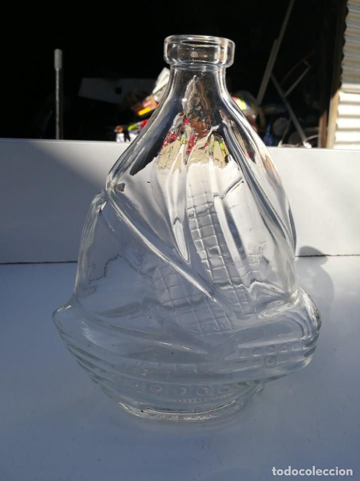 Antig&uuml;edades: Botella cristal barco - Foto 2