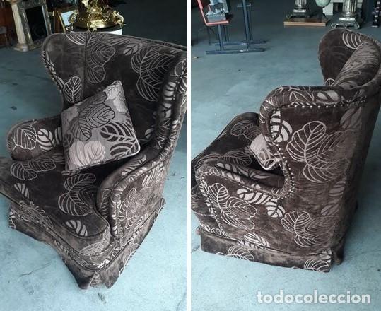 Antig&uuml;edades: GRAN SILLON OREJERO ANTIGUO ORIGINAL - Foto 2