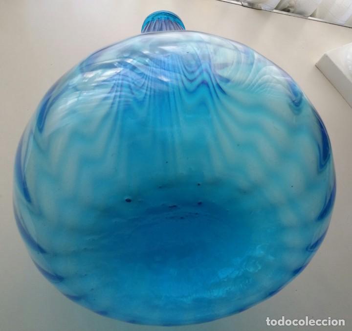 Antig&uuml;edades: JARRON DE CRISTAL AZUL - Foto 5