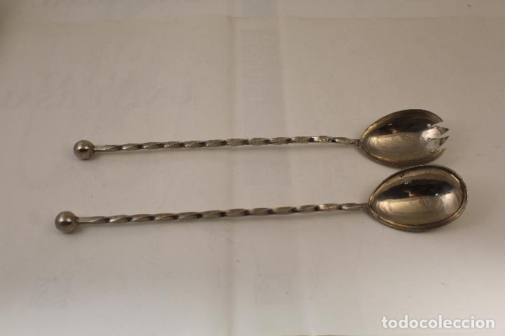 Antig&uuml;edades: 2 Cucharas de bar para c&oacute;ctel - Foto 3