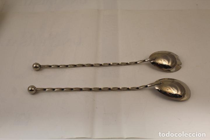 Antig&uuml;edades: 2 Cucharas de bar para c&oacute;ctel - Foto 1