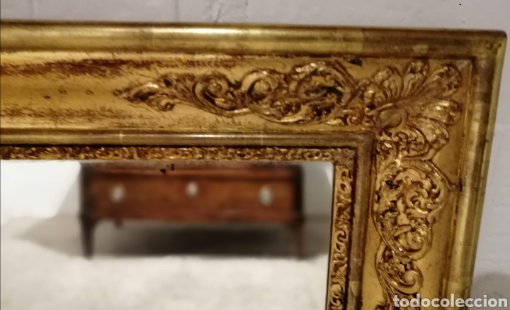 Antig&uuml;edades: ESPEJO IMPERIO DORADO CIRCA 1820 - Foto 2