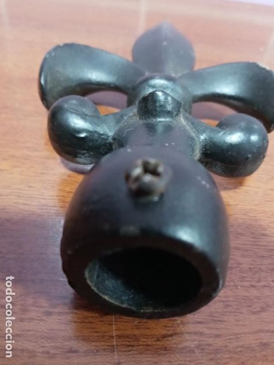 Antig&uuml;edades: Flor de lis hierro fundido - Foto 7