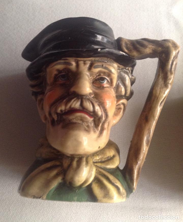 Antig&uuml;edades: JARRAS FORMA DE BUSTO Y CARA. - Foto 3