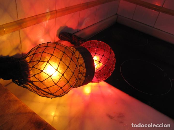 Antig&uuml;edades: L&aacute;mpara estilo marinero boya de Barco. Funciona - Foto 12