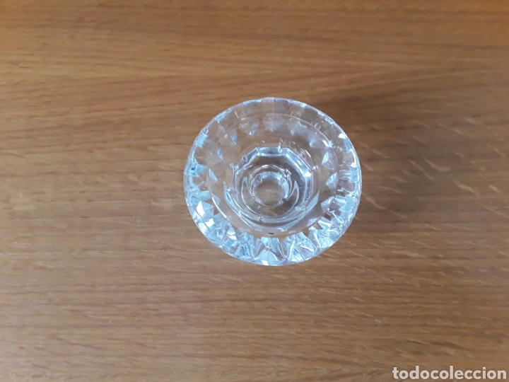 Antig&uuml;edades: PORTA VELAS DE CRISTAL - Foto 2