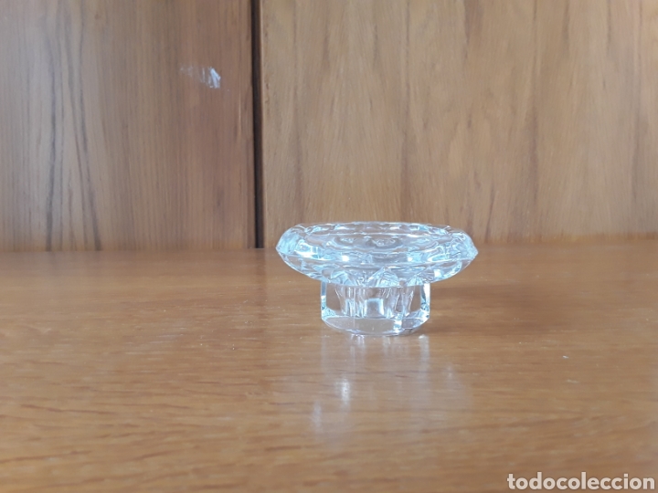 Antig&uuml;edades: PORTA VELAS DE CRISTAL - Foto 1
