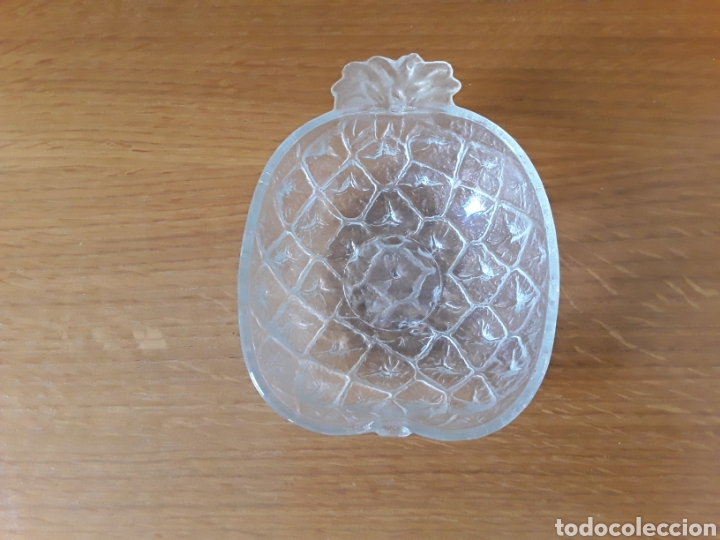 Antig&uuml;edades: CUENCO DE CRISTAL EN FORMA DE PI&Ntilde;A - Foto 1