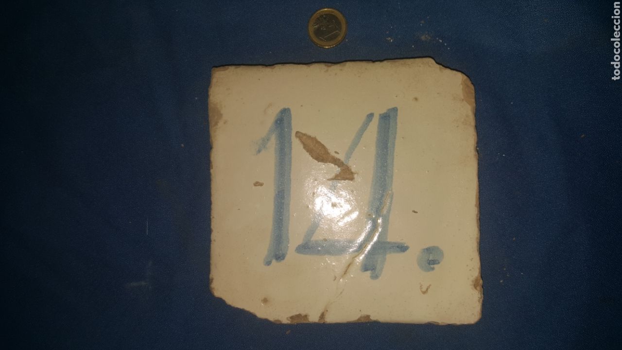 Antig&uuml;edades: AZULEJO TOLEDO XVII - Foto 1