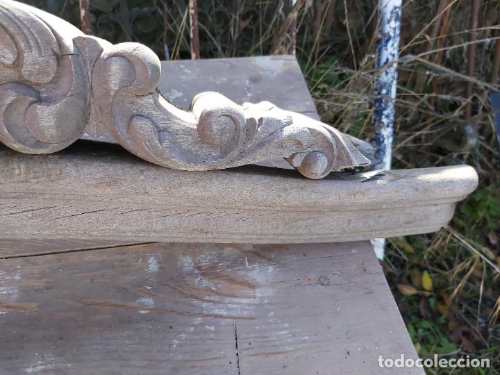 Antig&uuml;edades: Copete de armario para restaurar. - Foto 2
