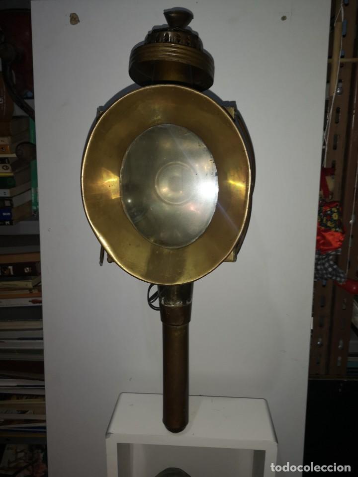 Antig&uuml;edades: Gran Farol de carruaje 64*22 - Foto 1