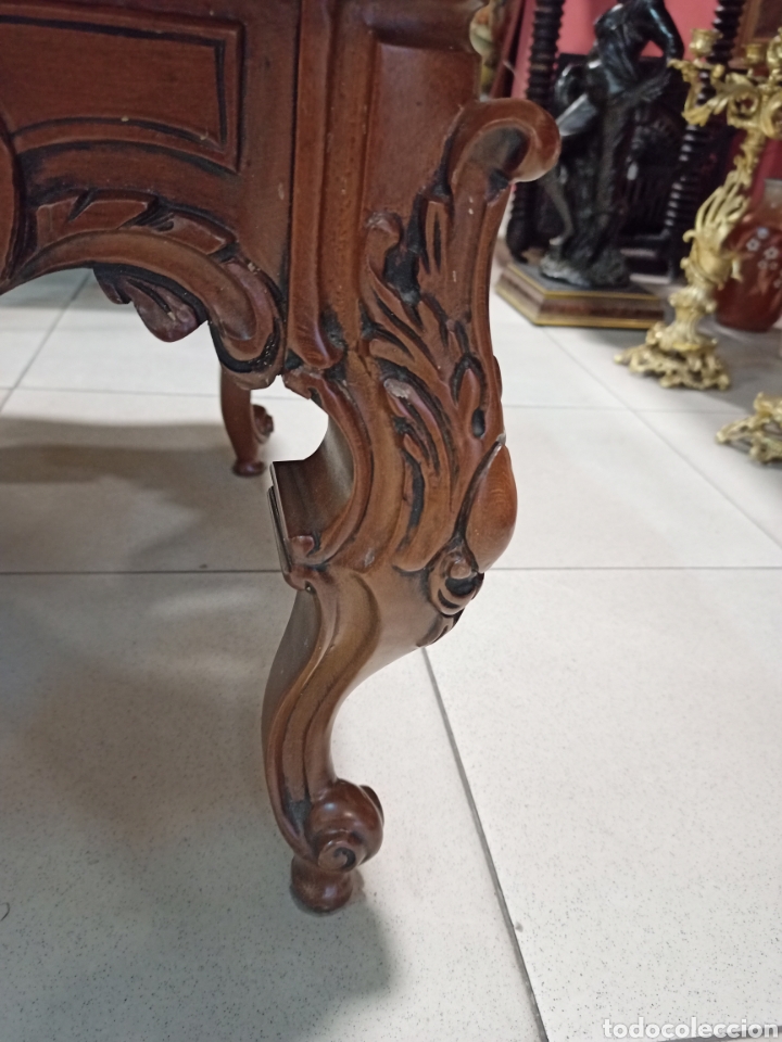 Antig&uuml;edades: Mesa auxiliar de centro. M&aacute;rmol REF-615 - Foto 5