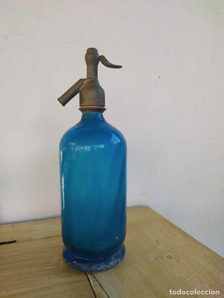 Antig&uuml;edades: Sif&oacute;n turquesa - Foto 1